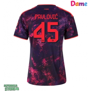 Bayern Munich Aleksandar Pavlovic #45 Replika Tredjetrøje Dame 2026-27 Kortærmet